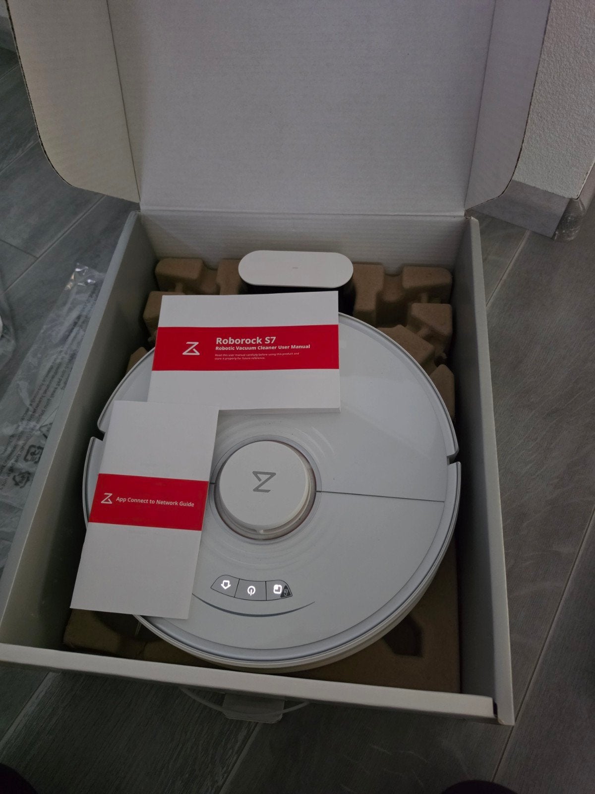 Roborock S7 Robotstofzuiger + Dweil | Compleet in doos, Overige merken, Gebruikt, Ophalen of Verzenden, Robotstofzuiger