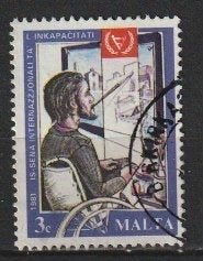 Malta Michel 632, Ophalen of Verzenden, Malta, Gestempeld