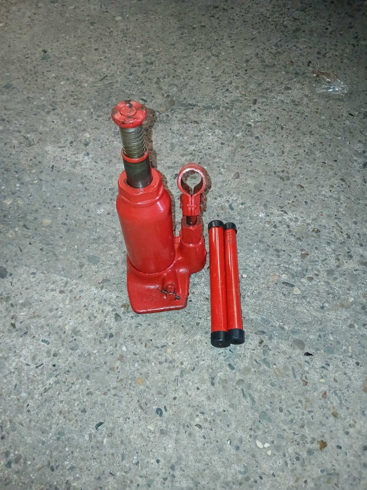 Rode Potkrik - Handige Hydraulische Krik, Ophalen, Gebruikt, Hydraulisch