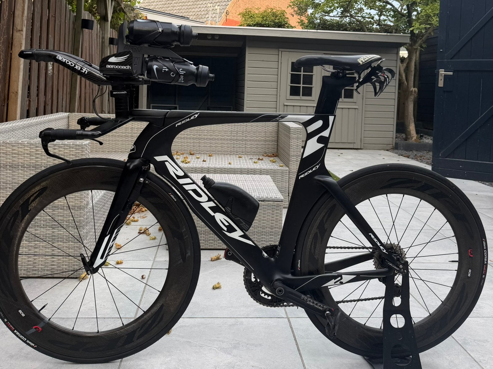 Ridley dean fast triathlonfiets incl. powermeter & upgrades, Carbon, 57 tot 61 cm, Meer dan 20 versnellingen, Ophalen
