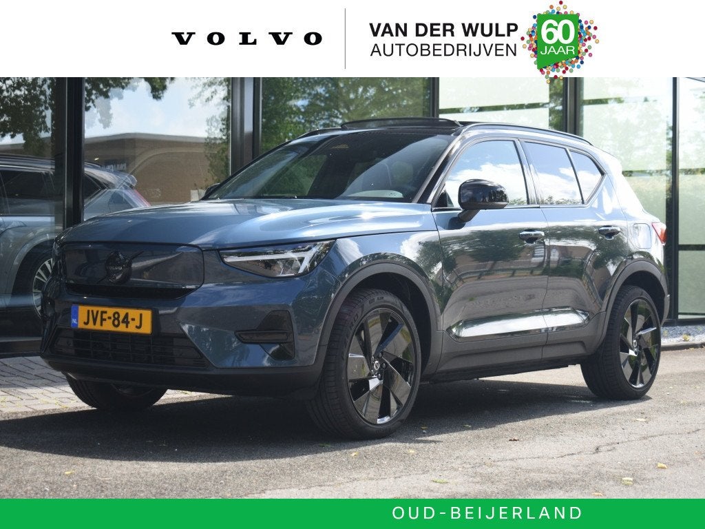 Volvo EX40 Twin Performance 442pk/82kWh Ultra Black Edition, Auto's, 0 cilinders, Blauw, Origineel Nederlands, Vierwielaandrijving