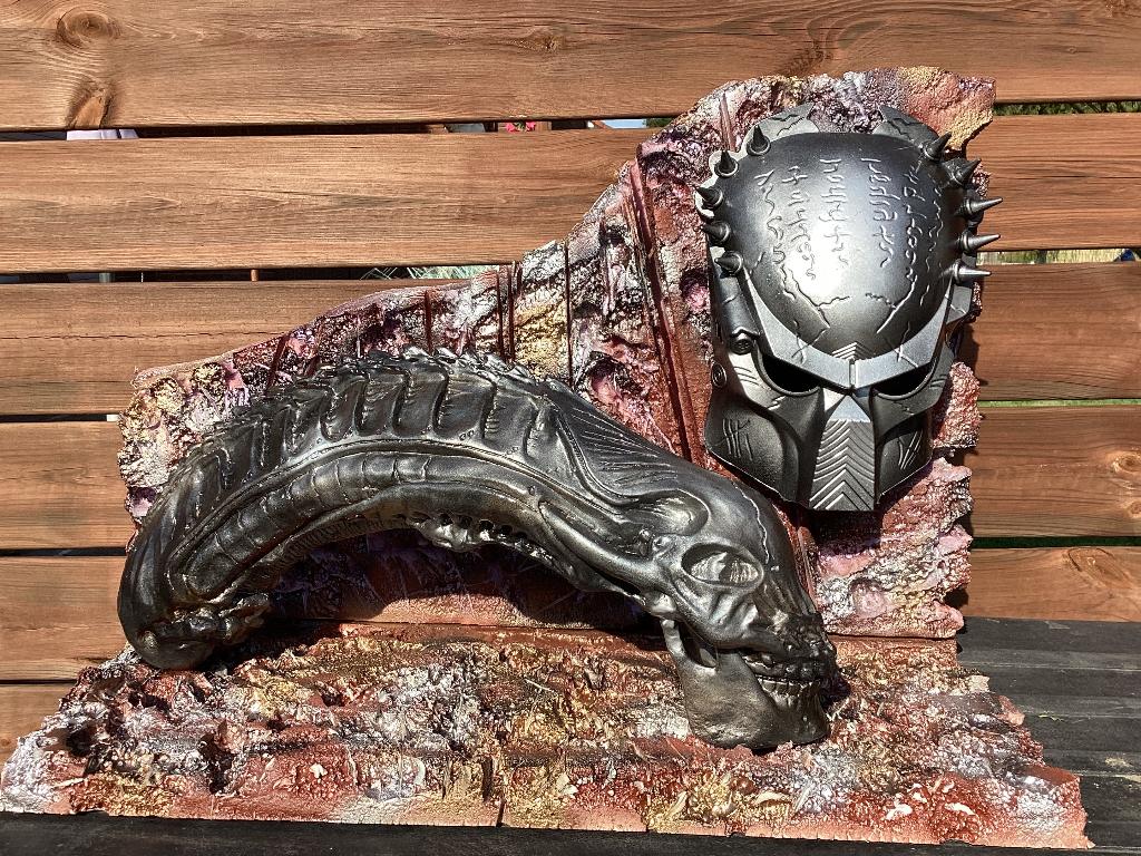 Diorama Alien vs predator verzendkosten 13€, Ophalen of Verzenden, Zo goed als nieuw