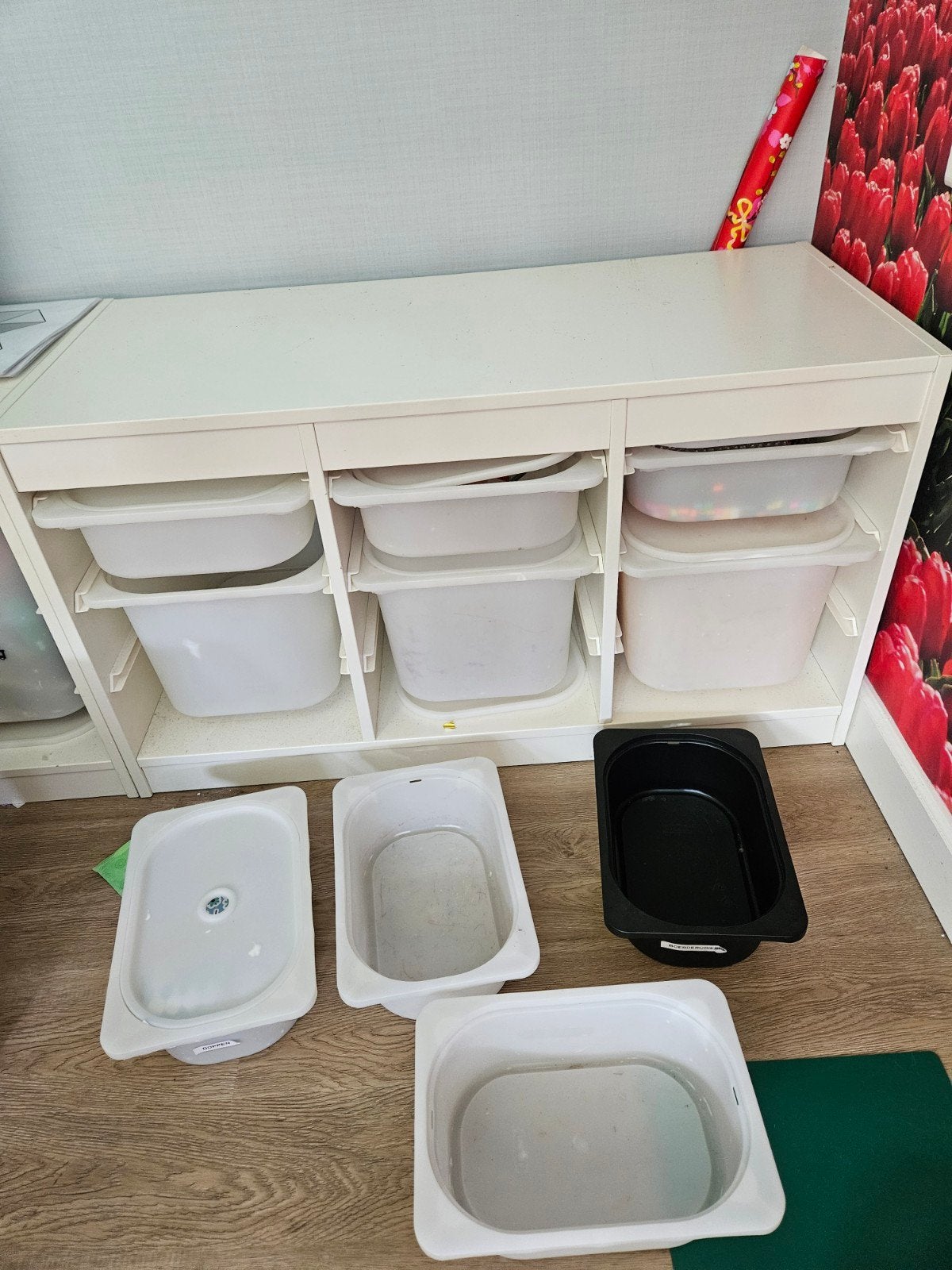 IKEA Trofast kast met opbergbakken, Ophalen, Gebruikt, 50 tot 100 cm, Minder dan 100 cm