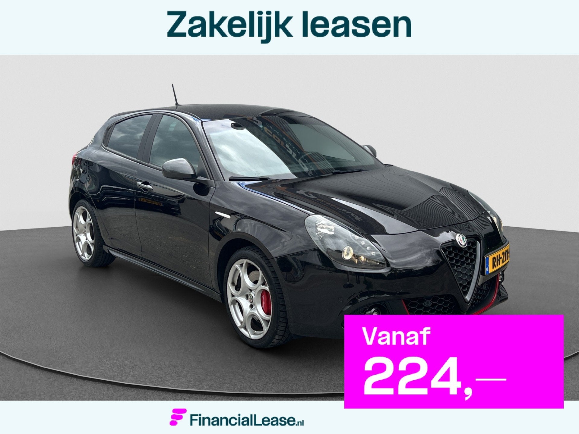 Alfa Romeo Giulietta 1.4 Turbo MultiAir Super AUTOM | PDC V+, Euro 6, 4 cilinders, Zwart, Bedrijf