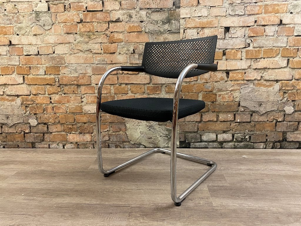 Vitra Visavis 2 – Zwart stof | Antonio Citterio, Ophalen, Zwart, Design, Zo goed als nieuw