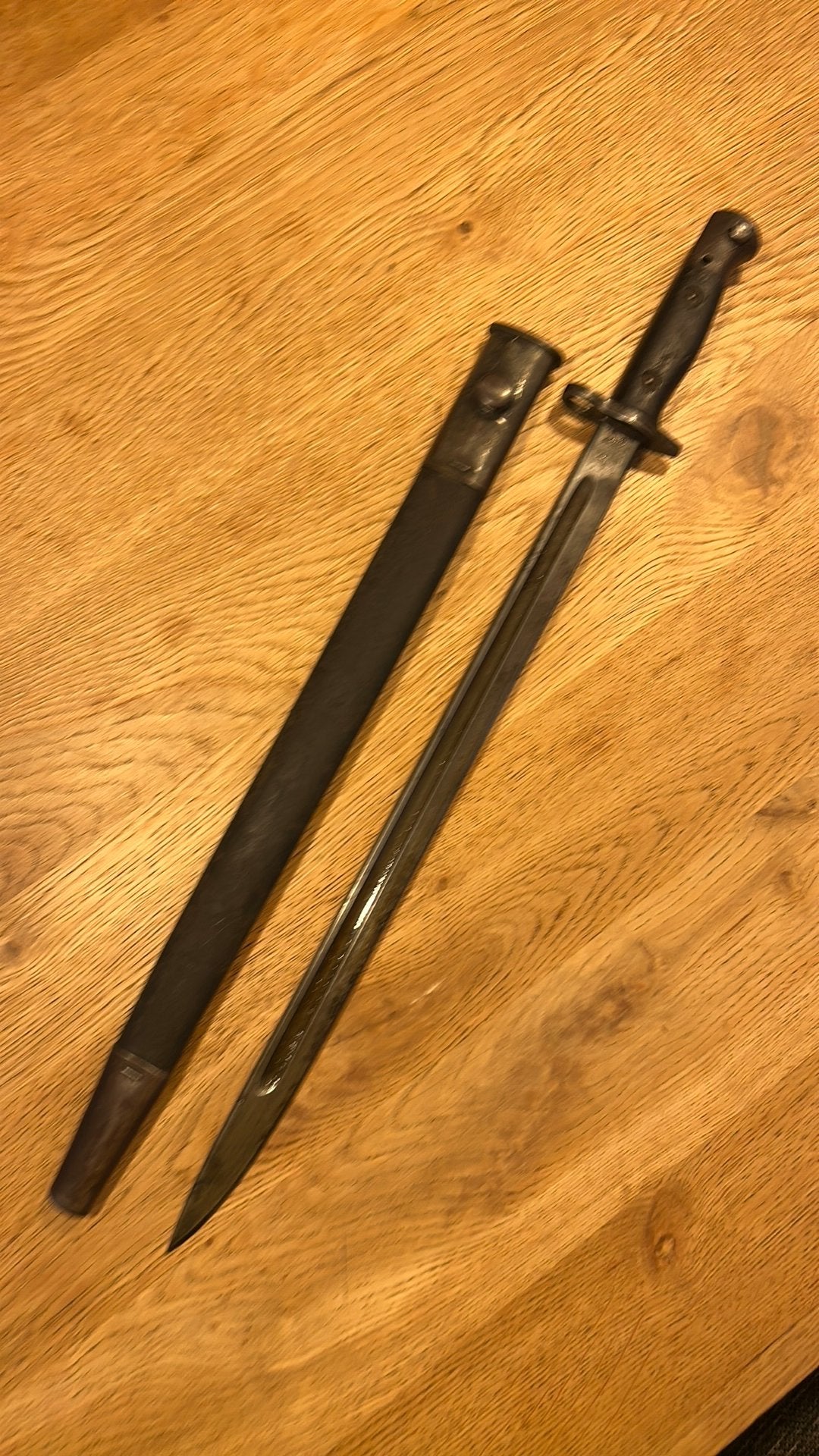 Zeer mooie Engelse Pattern bajonet M1907 (GB2603), Verzenden, Landmacht, Mes of Dolk