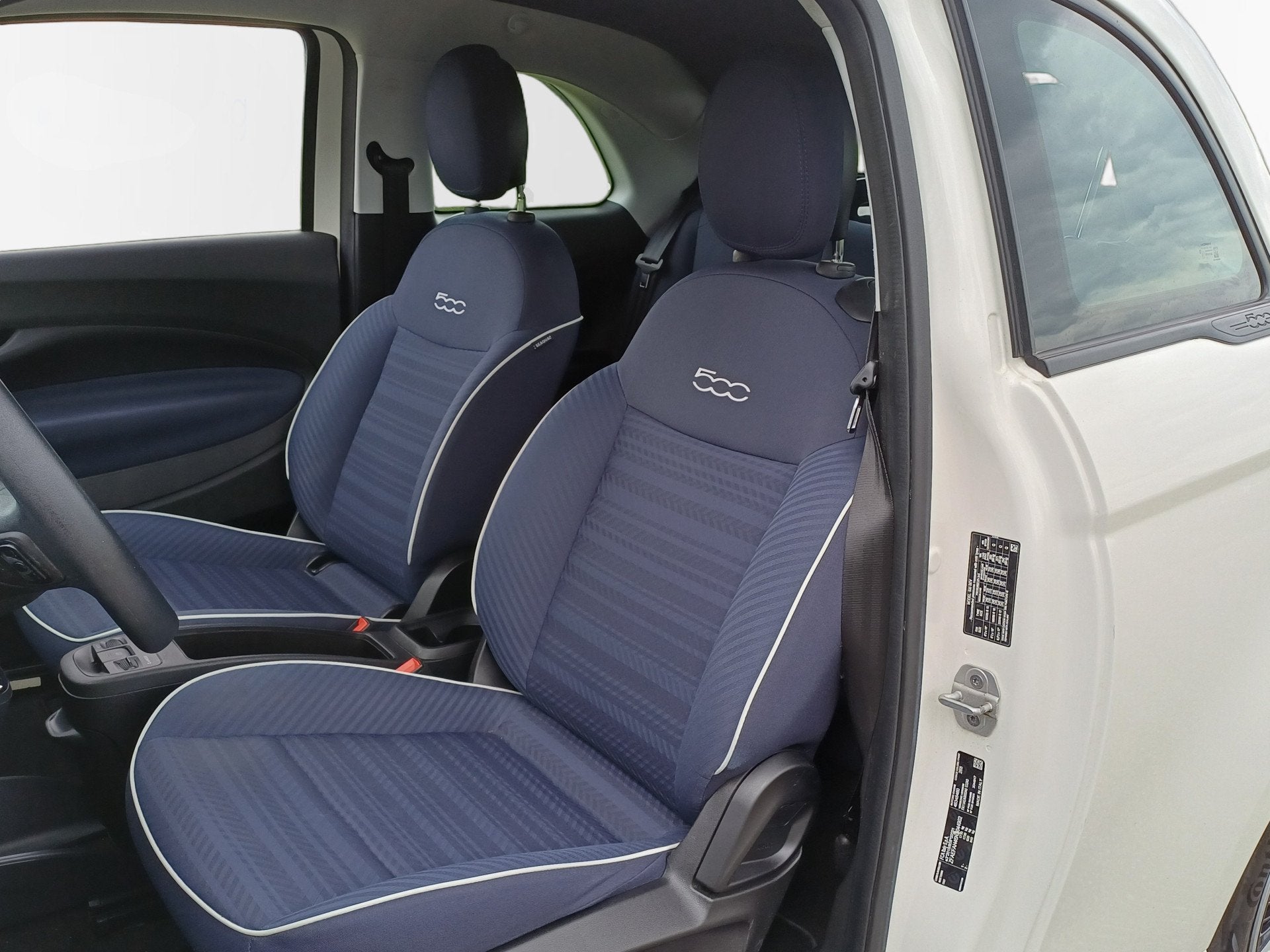 Fiat 500C Passion 42 kWh /Mooie Auto!/Origin NL/Elektrisch b, Auto's, Stof, 118 pk, 4 stoelen, Wit