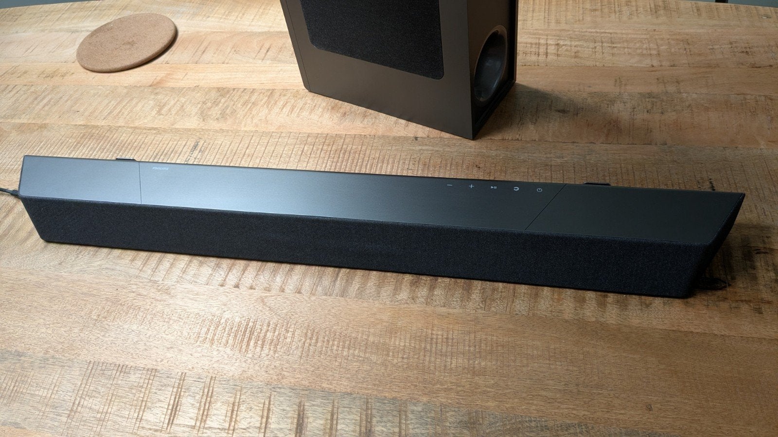 Philips Soundbar TAB8507B met subwoofer (600W), Ophalen of Verzenden, Bluetooth, Niet werkend