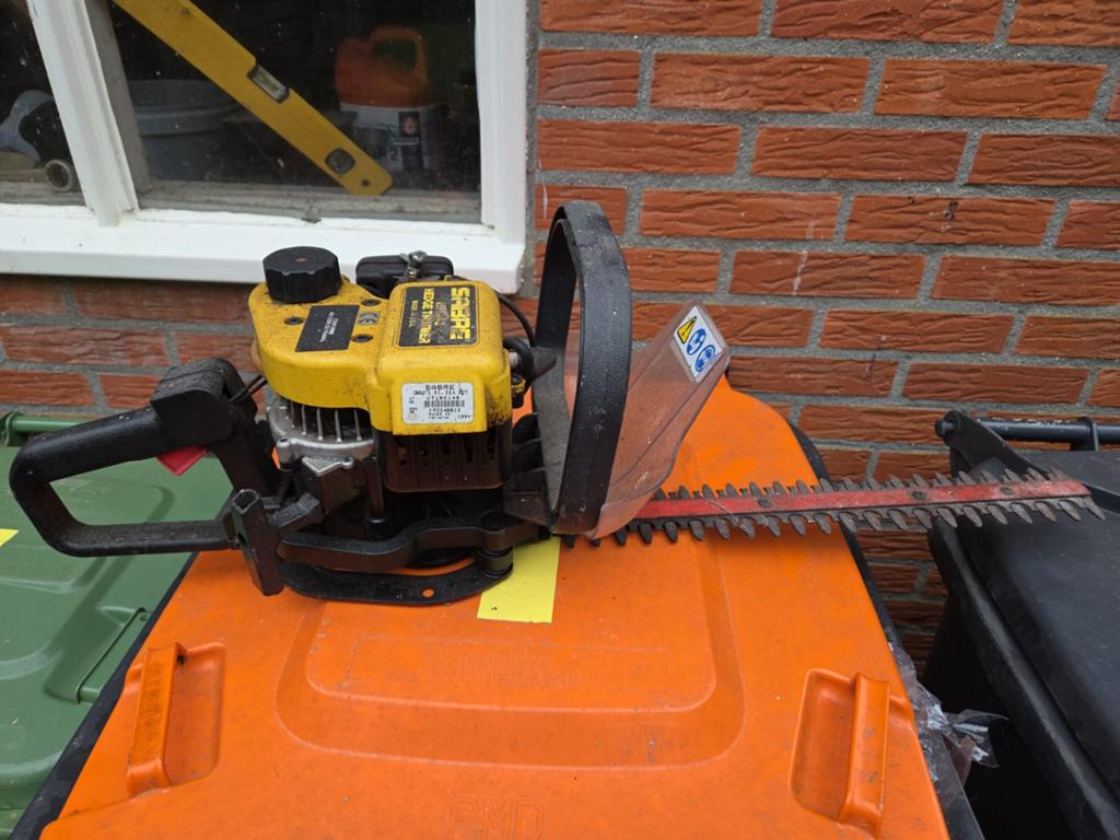 Heggenschaar, motorisch., Ophalen of Verzenden, Gebruikt, Elektrisch
