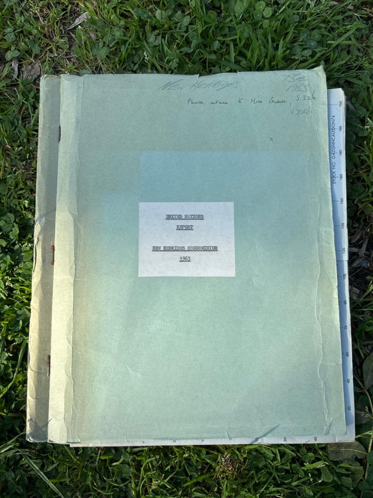 UN Rapport Nieuwe Hebriden Condominium 1965, Boeken, Ophalen of Verzenden, Gelezen, Overige typen