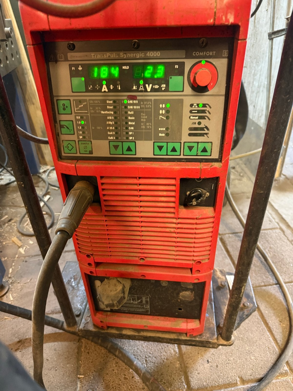 Fronius TransPuls Synergic 4000 lasapparaat, Ophalen of Verzenden, Gebruikt, 250 ampère of meer, Co2
