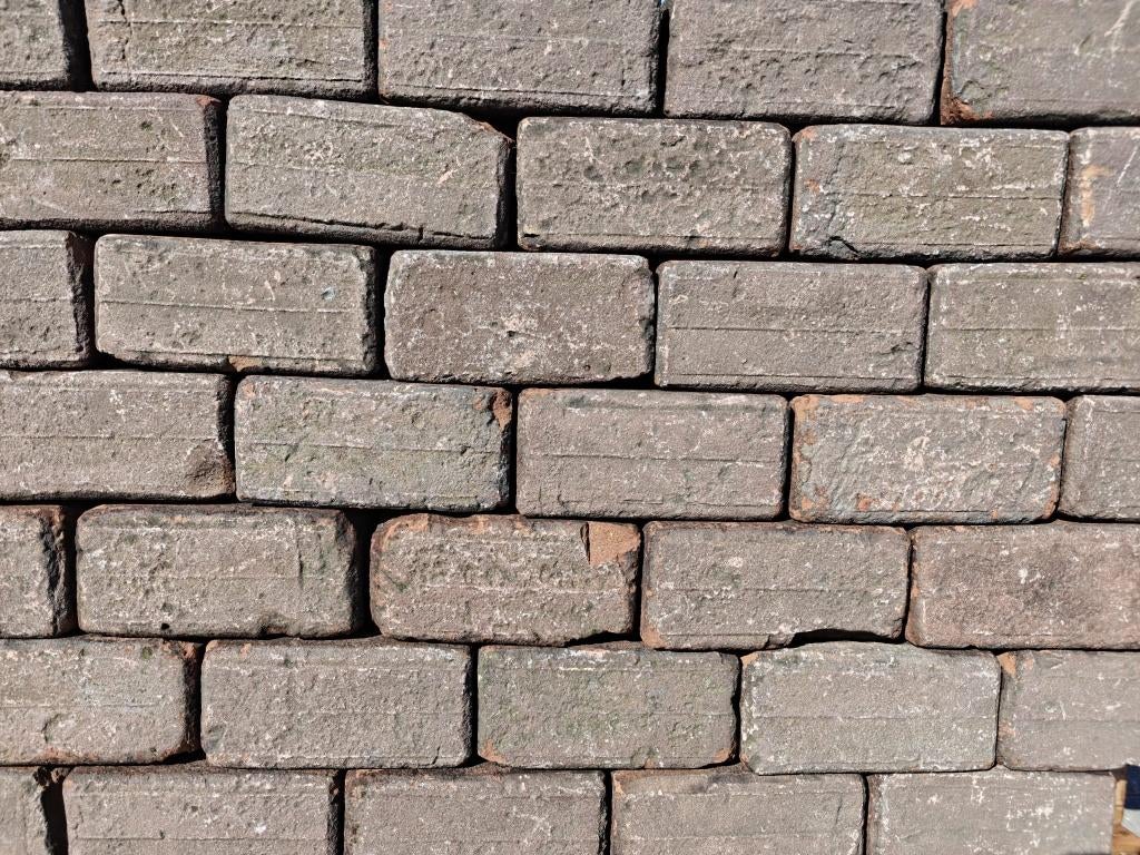 Rode gebakken klinkerkeien K1, Ophalen, Gebruikt, 10 m² of meer, Klinkers