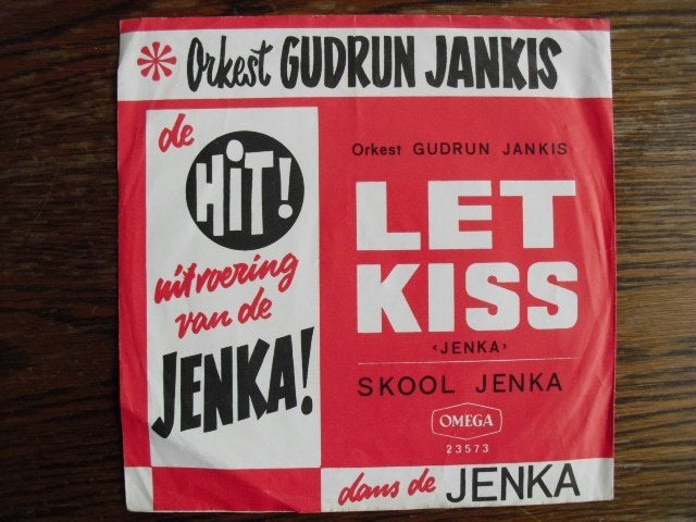 Orchestre Gudrun Jankis - Skool Jenka - single vinyl, Gebruikt, 7 inch, Inclusief binnenhoes, Ophalen of Verzenden