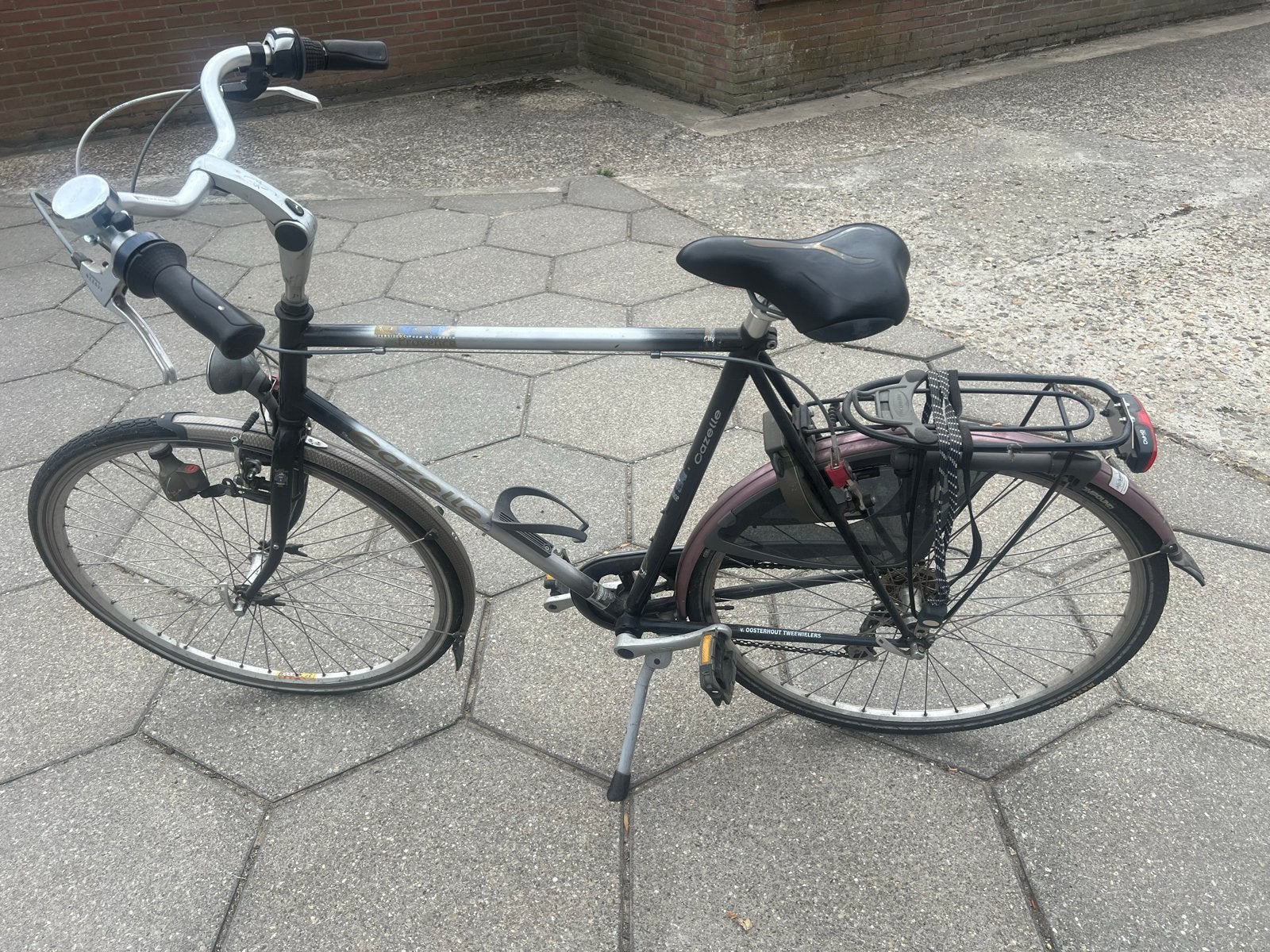 Gazelle Provence herenfiets- Gebruikt, Ophalen, Gebruikt, Velgrem, Versnellingen