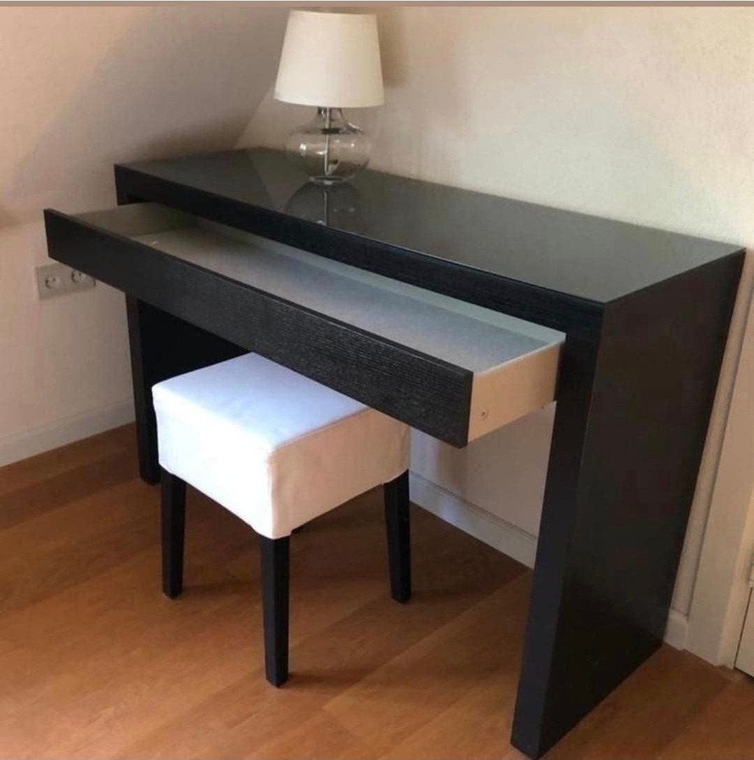 IKEA MALM  toilettafel met krukje, Ophalen, Overige materialen, 100 tot 150 cm, 100 tot 150 cm