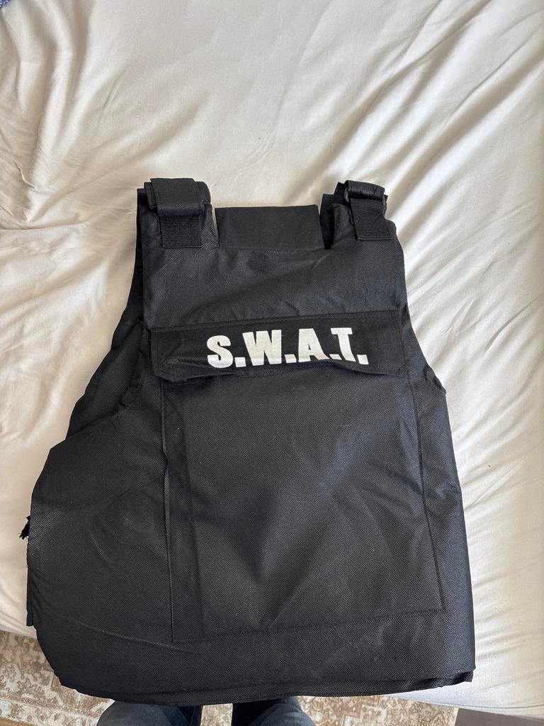 S.W.A.T. Tactisch Vest - Zwart, Ophalen of Verzenden, Zo goed als nieuw