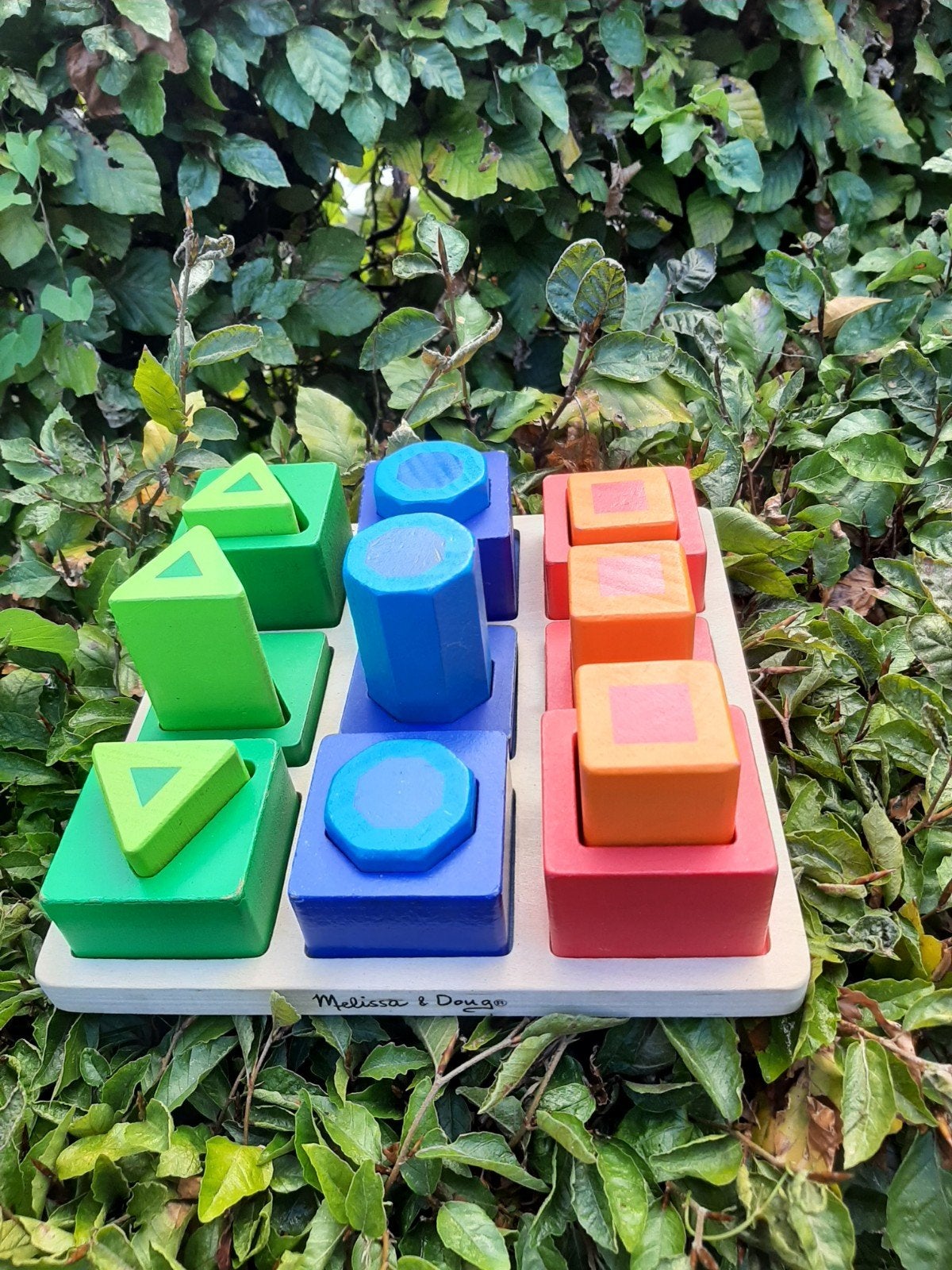 Houten vormen Melissa&Doug, Ophalen of Verzenden, Zo goed als nieuw, Overige typen