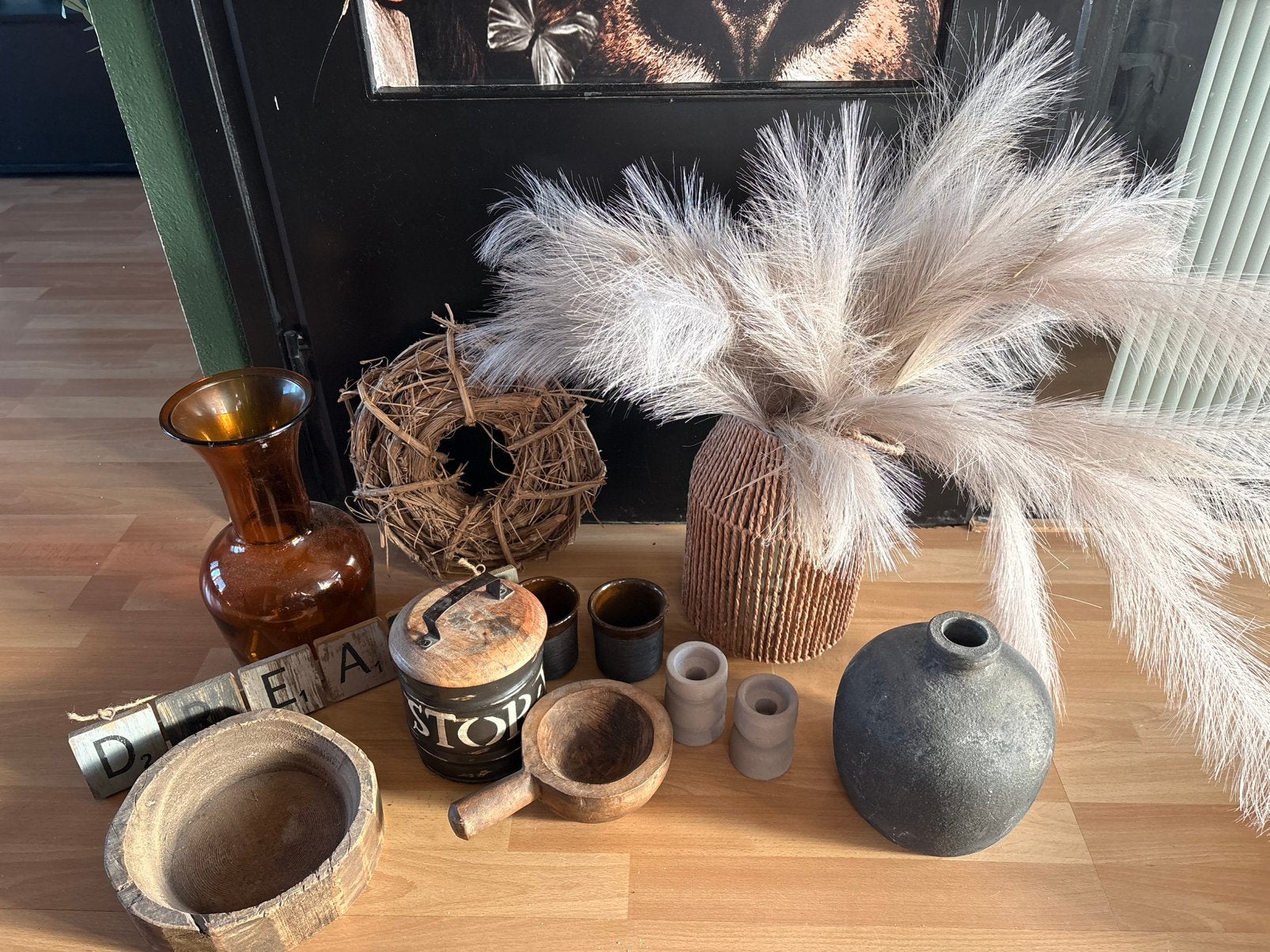 Complete set woonaccessoires - Landelijk & Stoer, Ophalen of Verzenden, Zo goed als nieuw