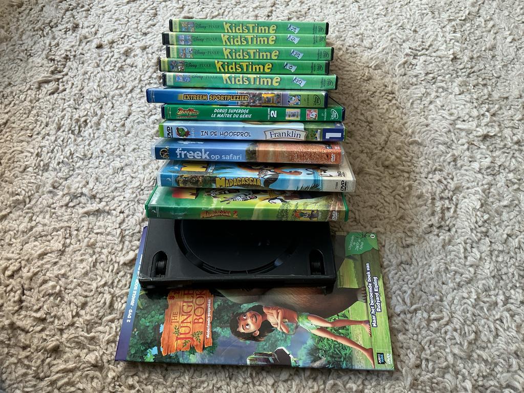 Grote collectie kinder DVD's: Disney, Madagascar,.giro 555, Avontuur, Gebruikt, Alle leeftijden, Boxset