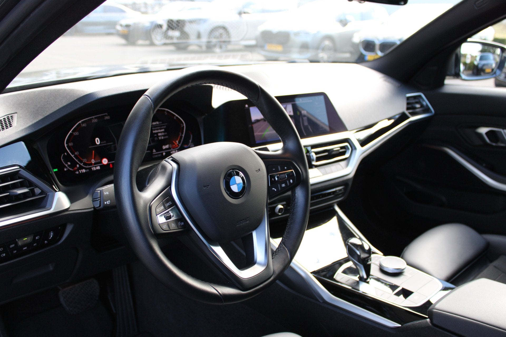 BMW 3 Serie Touring 318i Executive Sport Line Automaat / Tre, Auto's, Achterwielaandrijving, Gebruikt, Met garantie (alle), Leder en Stof