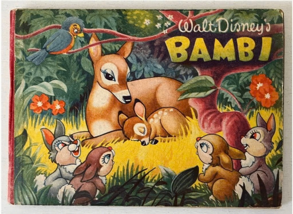 Walt Disney - Bambi, uitgave "Margriet" 1952, Ophalen of Verzenden, Bambi of Dumbo, Gebruikt, Overige typen