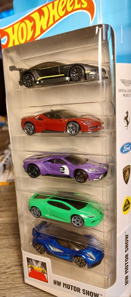 Hot Wheels HW Motor Show 5-pack (Nieuw), Ophalen of Verzenden, Nieuw, Auto
