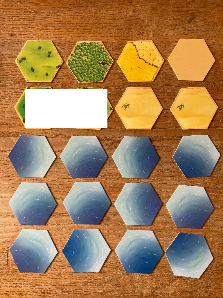 999 games - Kolonisten Catan - losse tegel zeevaarders zgan, Hobby en Vrije tijd, Ophalen of Verzenden, Zo goed als nieuw, 999 Games