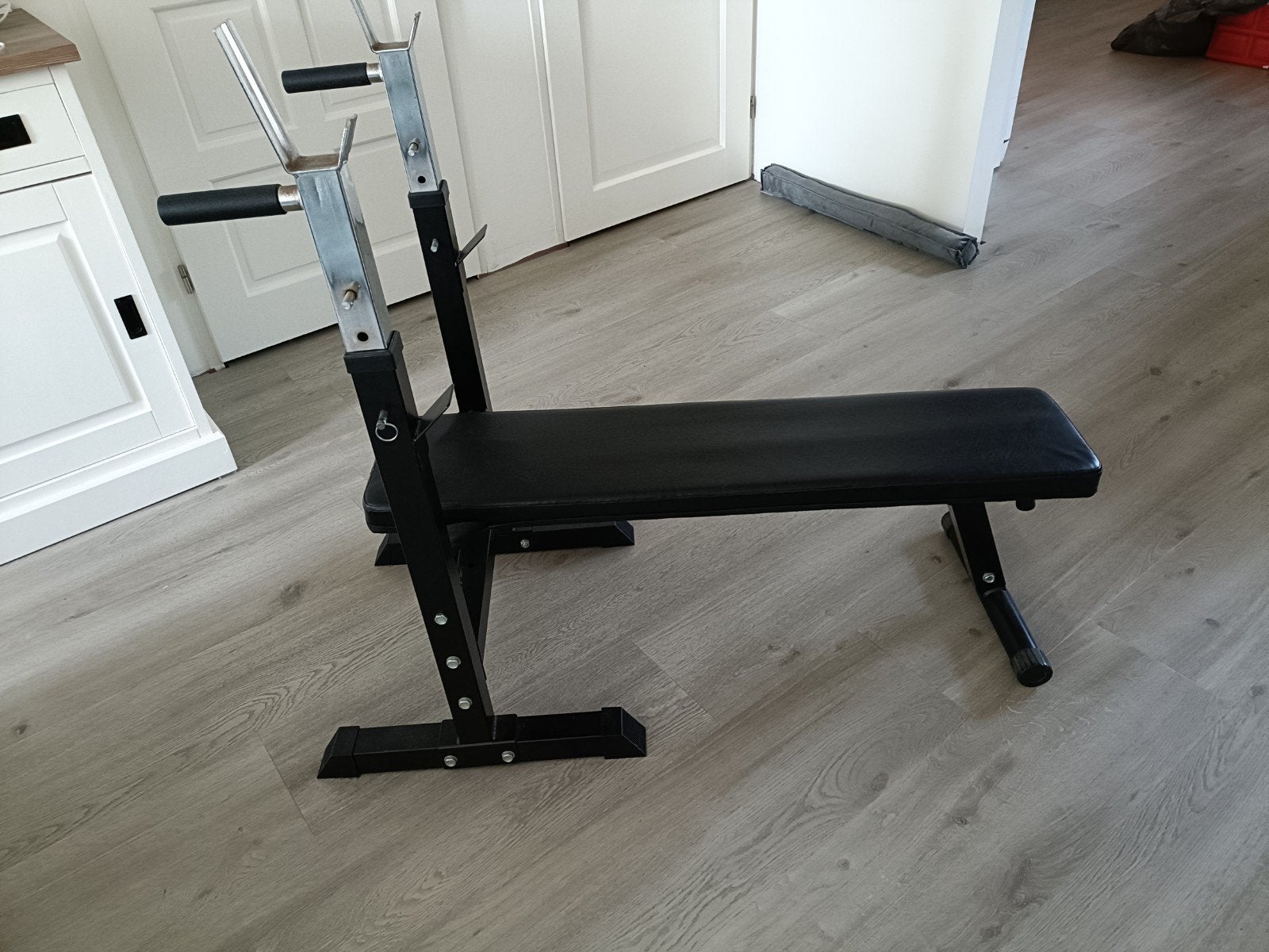 Fitnessbank voor bankdrukken - Zeer netjes, Sport en Fitness, Fitnessmaterialen, Ophalen, Zo goed als nieuw, Armen, Fitnessbank