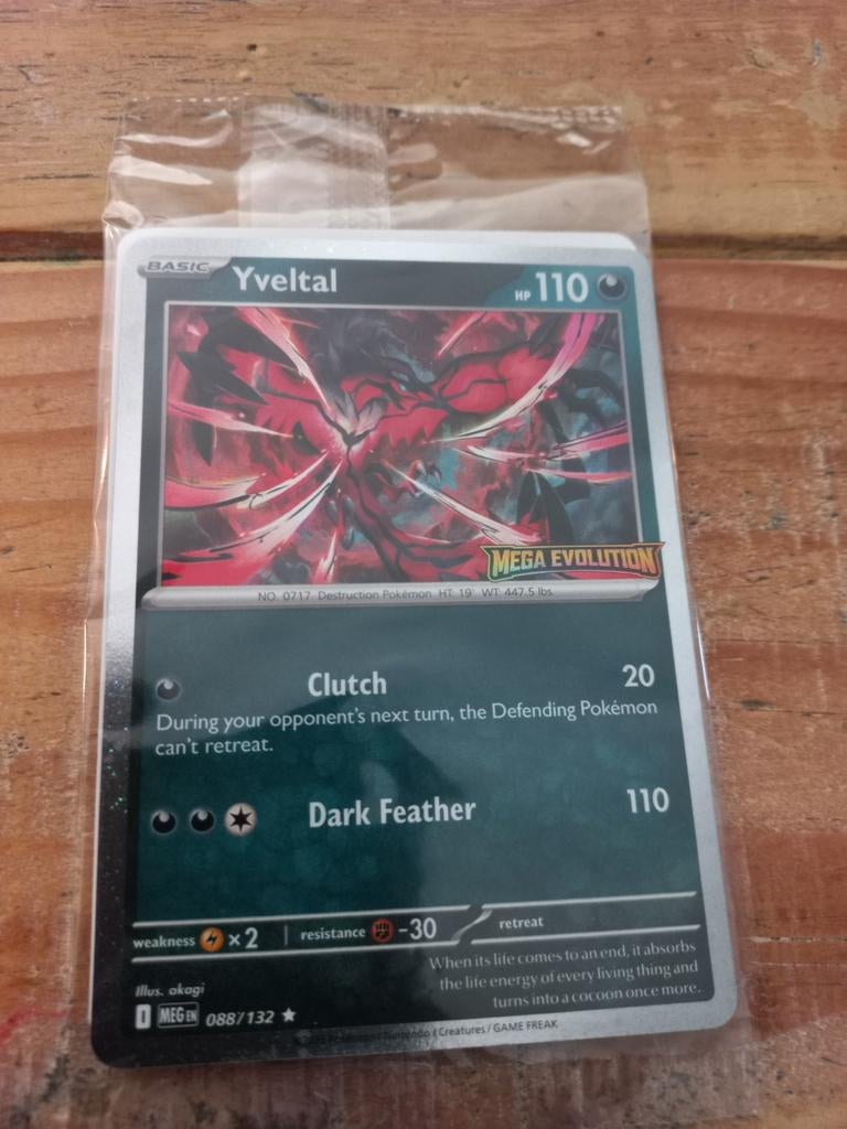 Yveltal  stamp promo, Ophalen of Verzenden, Nieuw, Losse kaart, Foil