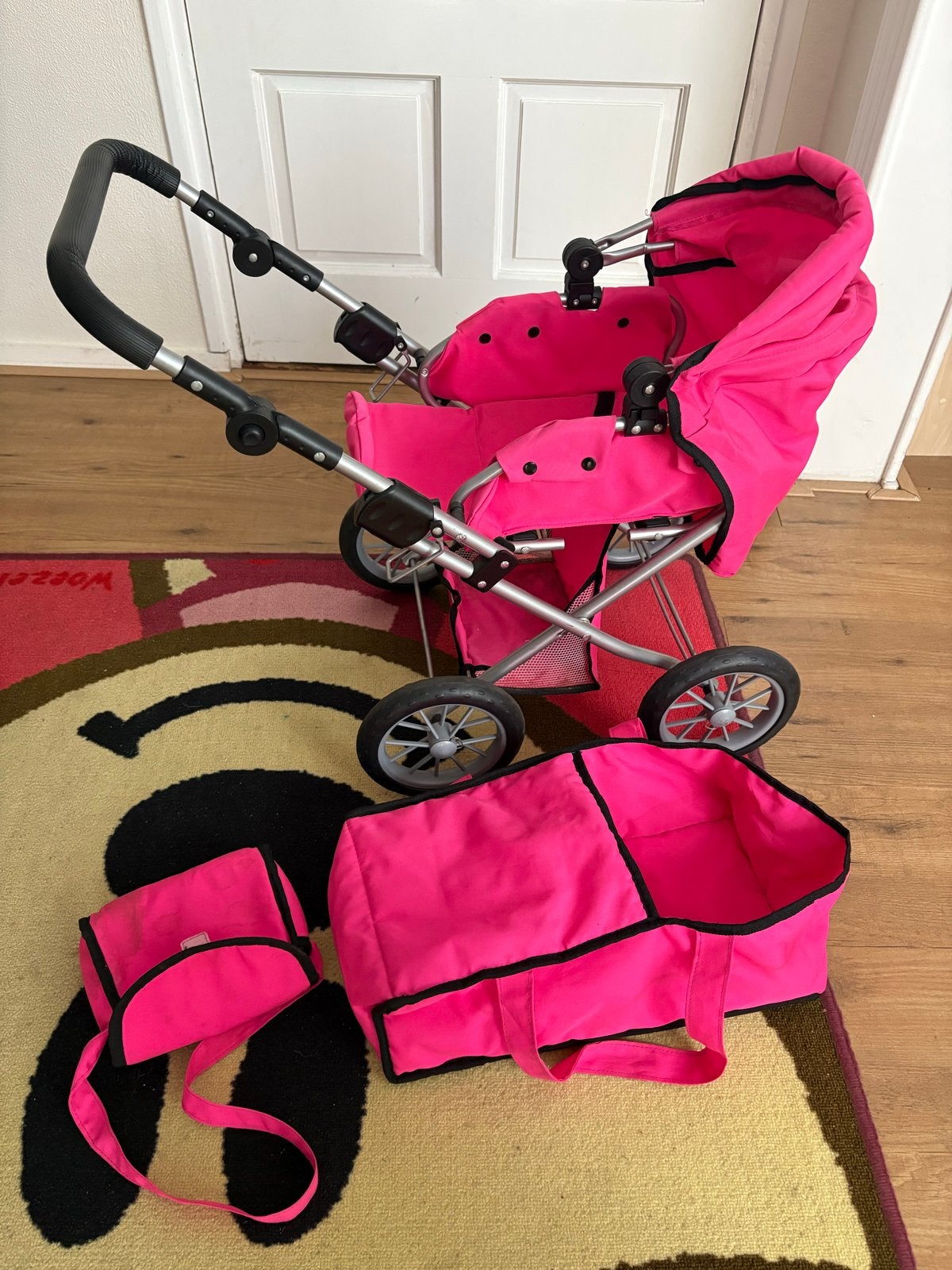Baby Born pop met kinderwagen en kleding set, Ophalen, Gebruikt, Babypop