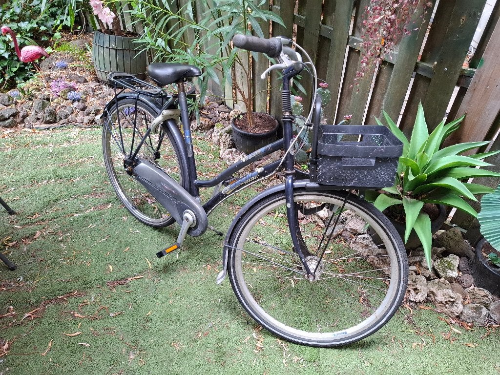 Gazelle Damesfiets, 3 speed, diskbrakes,handremmen,bagagerek, 56 cm of meer, Ophalen, Gebruikt, Gazelle