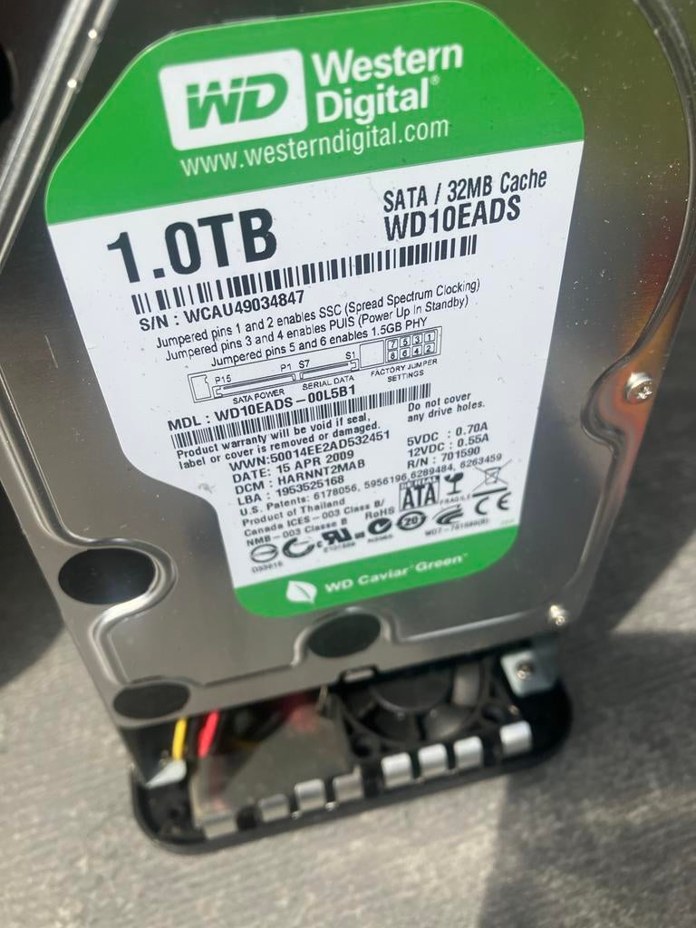 Conceptronic 2-bay NAS CH3HNAS met 2x 1TB schijven, Ophalen of Verzenden, Gebruikt