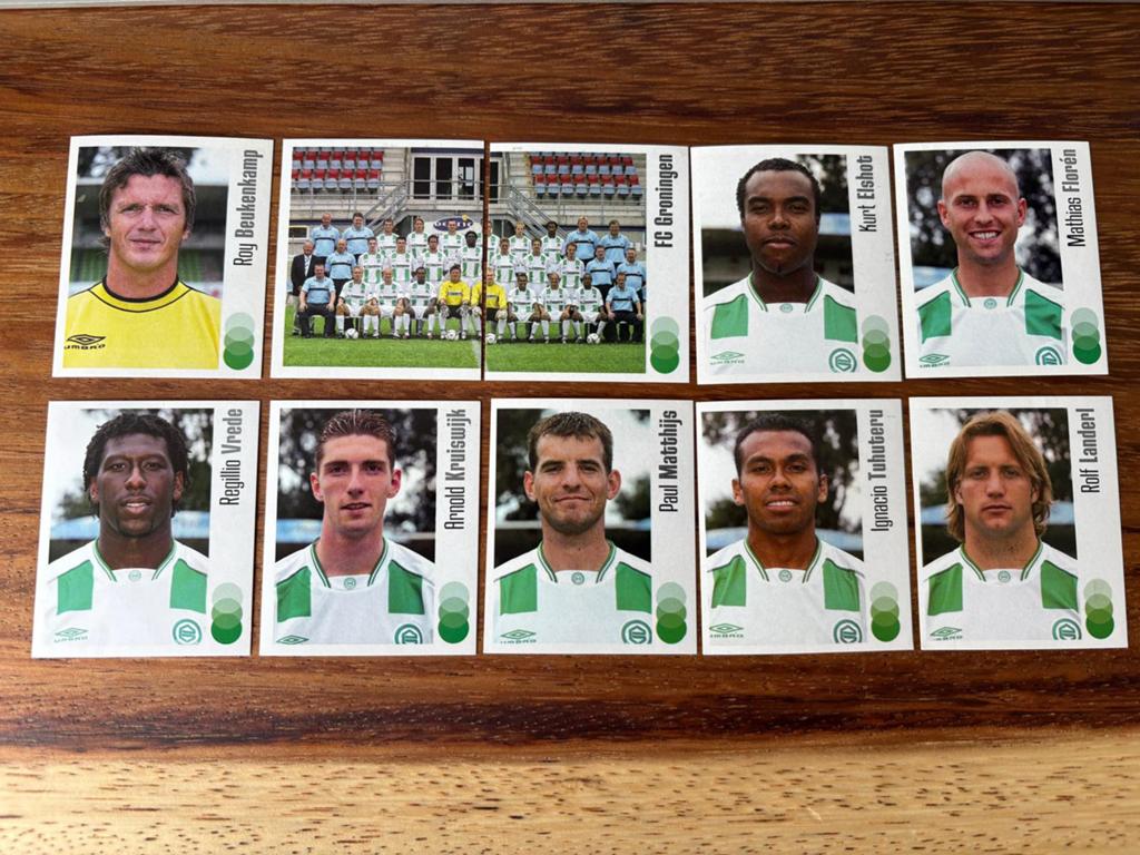 FC Groningen Voetbal 04 Plaatjes - Diverse Spelers, Ophalen of Verzenden, Zo goed als nieuw, Stickers en Plaatjes