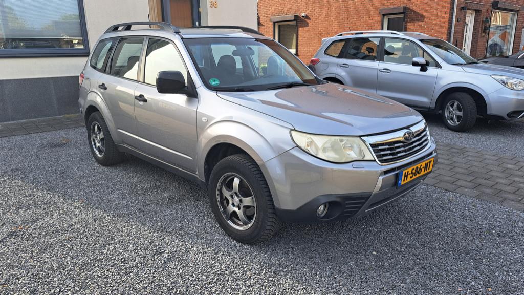 Subaru Forester SH 2008 Grijs LPG G3, Auto's, Subaru, 1994 cc, Stof, Zwart, 2000 kg