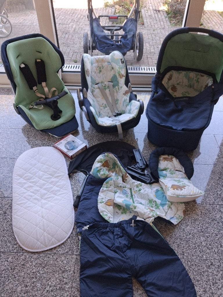 Maxi cosi Mura kinderwagen + autostoeltje, Kinderen en Baby's, Ophalen, Gebruikt, Combiwagen, Luchtbanden