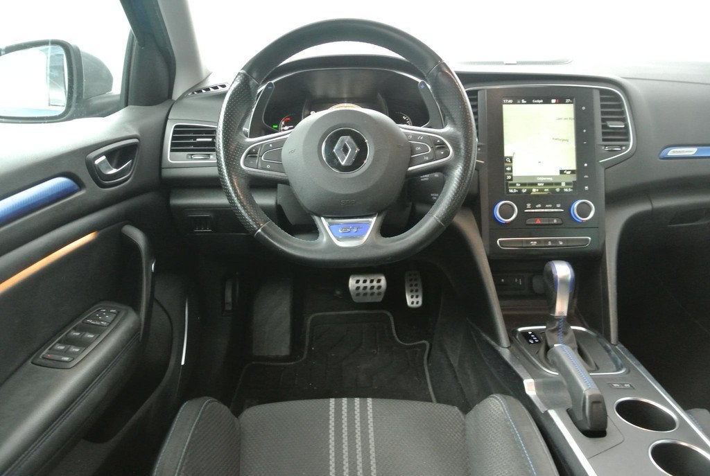 Renault Mégane Estate 1.6 TCe 205pk GT | R-Link | Bose Audi, Gebruikt, 4 cilinders, Met garantie (alle), Blauw