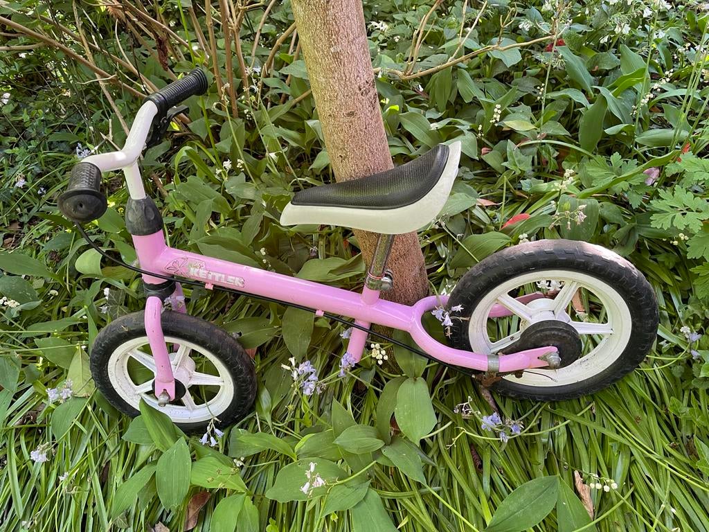 Roze loopfiets, Ophalen, Gebruikt, Loopfiets