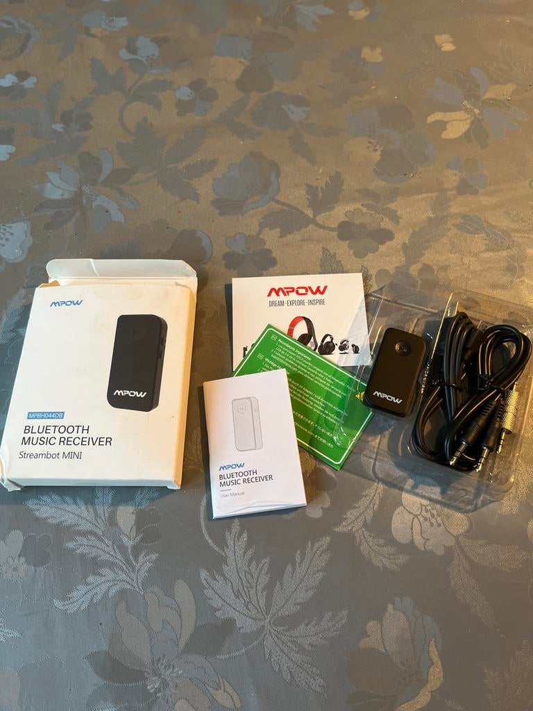 MPOW Bluetooth Music Receiver Streambot MINI, Ophalen of Verzenden, Nieuw, Origineel