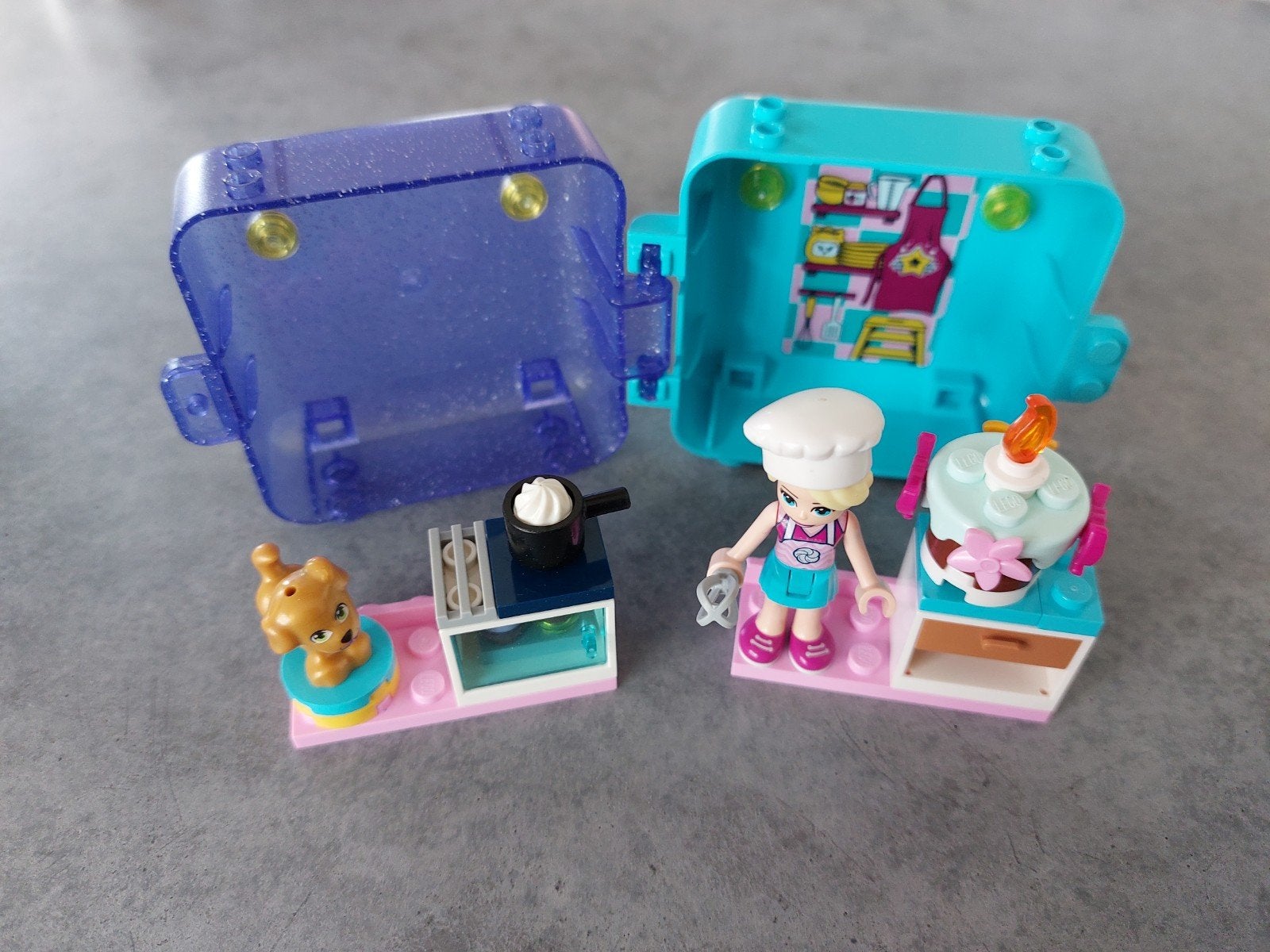 LEGO Friends 41401 Stephanie's Bakavontuur kubus, Lego, Friends, Ophalen of Verzenden, Zo goed als nieuw