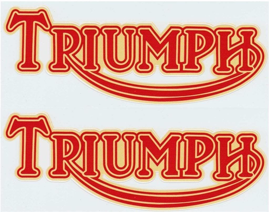 Triumph sticker set #2, Motoren, Accessoires | Stickers, Verzenden
