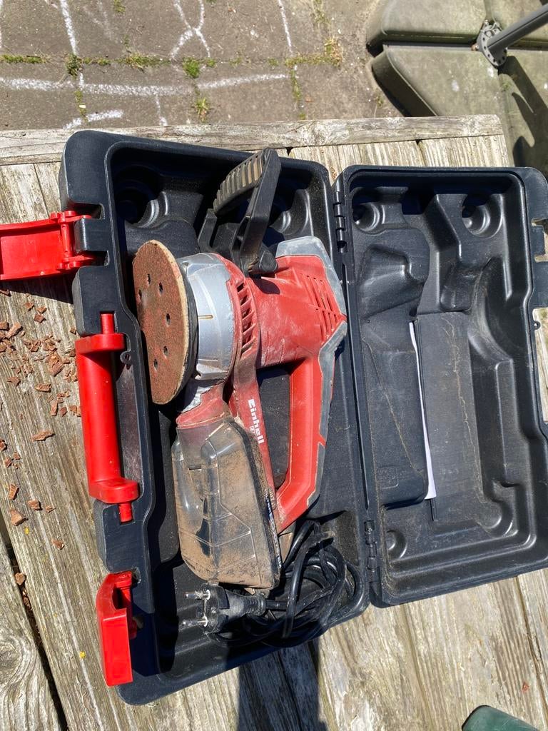 Schuurmachine - Einhell - zgan, Doe-het-zelf en Verbouw, Gereedschap | Schuurmachines, Ophalen, Zo goed als nieuw, Minder dan 600 watt