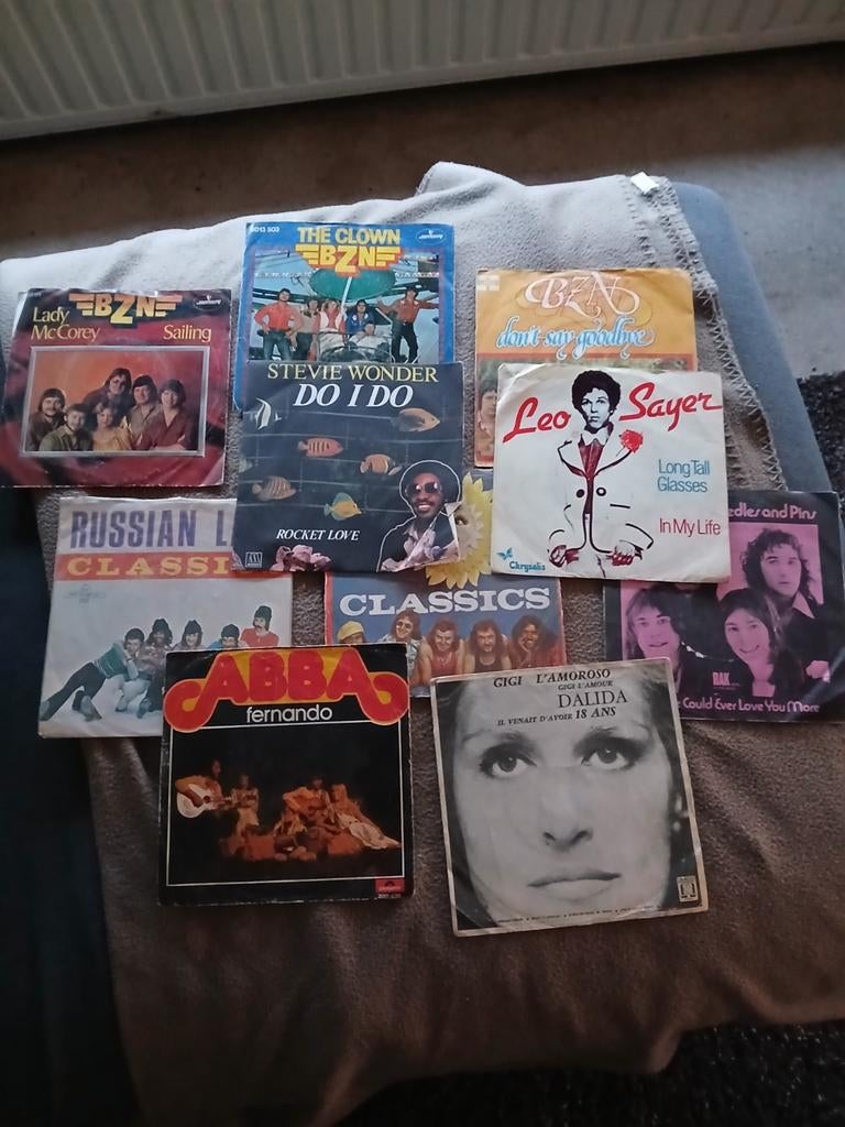 Partij van 12 vinyl singles - diverse artiesten, Gebruikt, 7 inch, Single, Ophalen of Verzenden