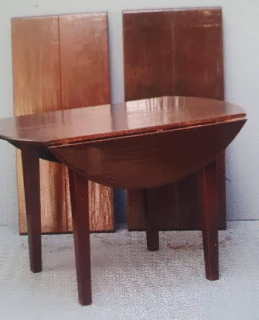 Grote Hangoor Tafel Antiek: 4 inzet-bladen 2 tot 10 personen, Ophalen, Eikenhout, 100 tot 150 cm, 200 cm of meer