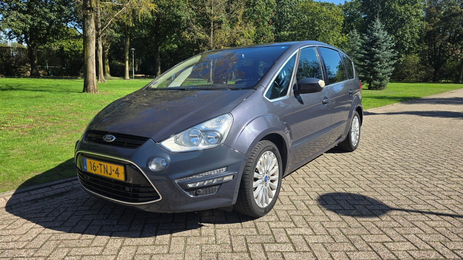 Ford S-Max 2.0 Ecoboost 149KW 2012 Grijs, Stof, Zwart, 4 cilinders, 7 stoelen