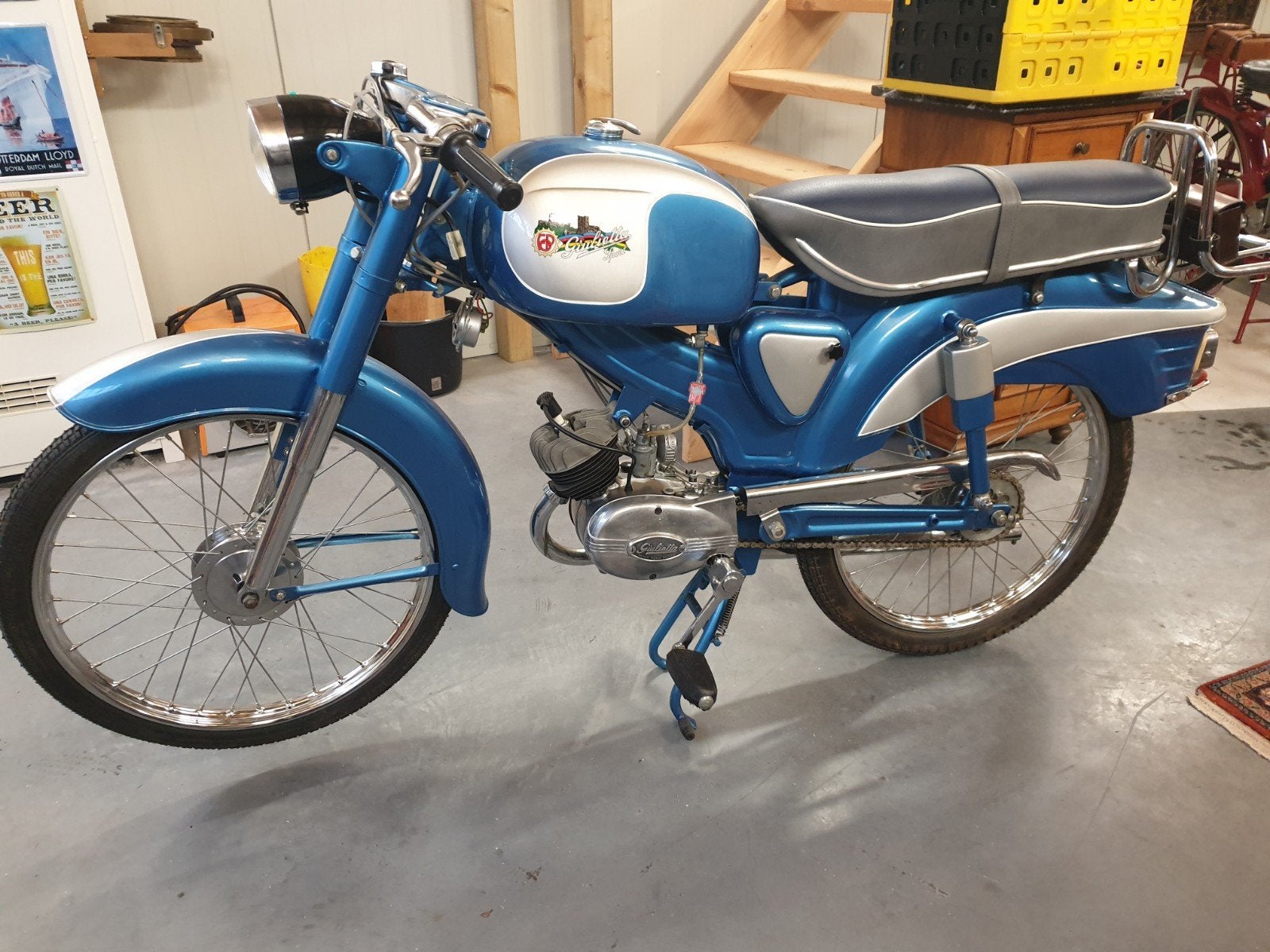 Typhoon Giulietta Peripoli Giulietta super sport 1959, Fietsen en Brommers, Brommers | Oldtimers, Maximaal 45 km/u, 50 cc, 3 versnellingen