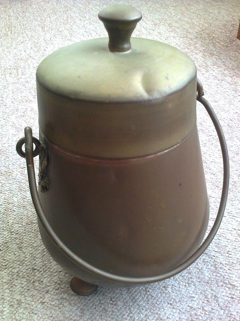 koperen emmer- ketel 35hx24diam h, Ophalen of Verzenden