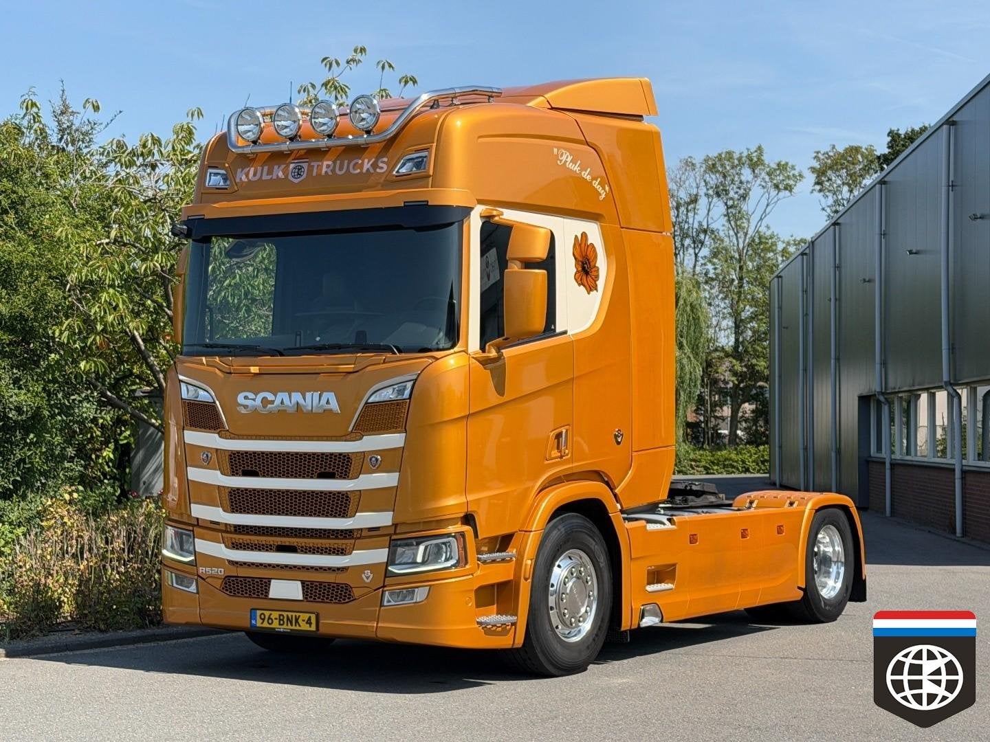 Scania R520 VOLLEDIG LUCHT - 3 ZITPLAATSEN - KING OF THE ROA, Auto's, Automaat, Achterwielaandrijving, Euro 6, Bedrijf
