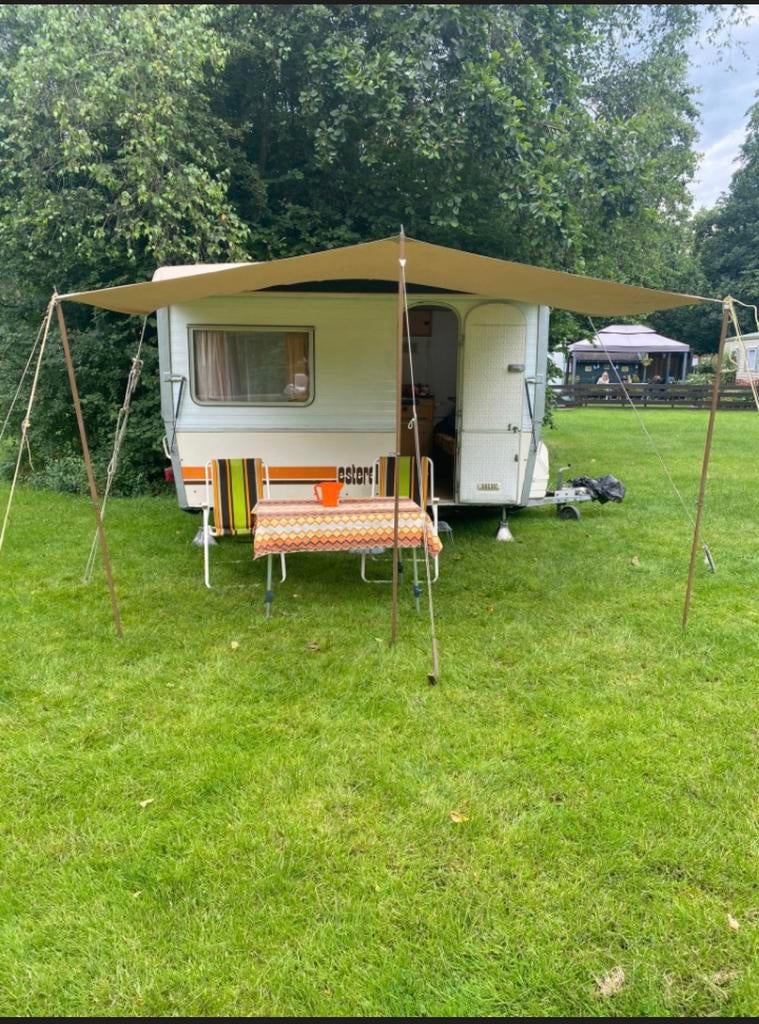 Fantastische Esterel vouwcaravan, compleet, VANDAAG OPHALEN, Caravans en Kamperen, Vouwwagens, tot en met 3, Meerkleurig, Aanwezig