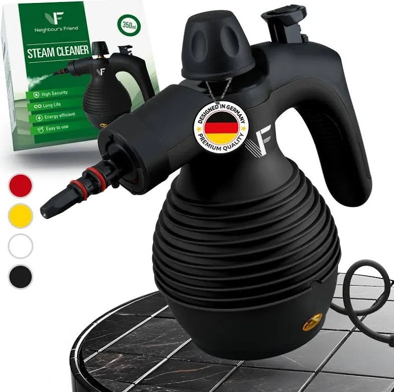 Hand stoommachine zwart Neigbour’s Friend, Ophalen of Verzenden, Gebruikt, Stoomreiniger