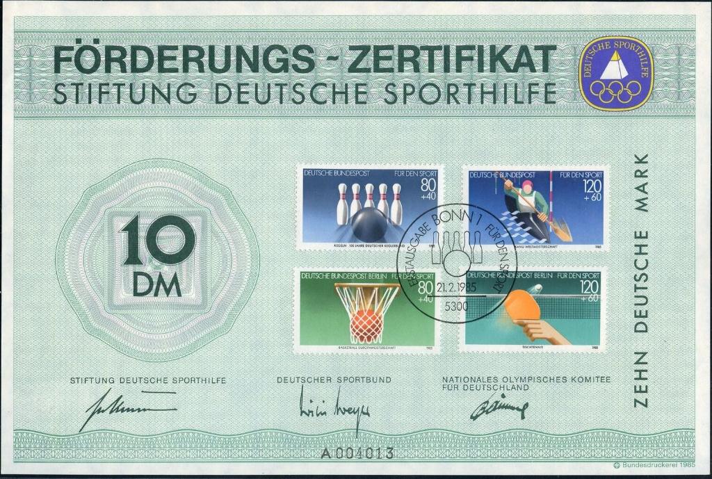16-05 Förderungszertifikat 3 gestempeld, Verzenden, Overige periodes, Gestempeld